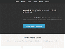 Tablet Screenshot of pgpreeth.com